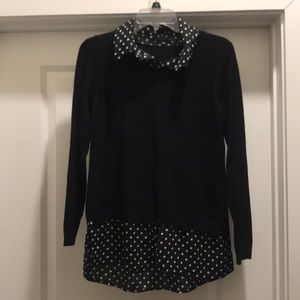 Adrianna Papell black sweater